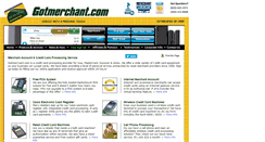 Desktop Screenshot of gotmerchant.com