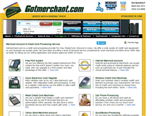 Tablet Screenshot of gotmerchant.com